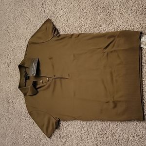 Ralph Lauren collared shirt in olive green in size small